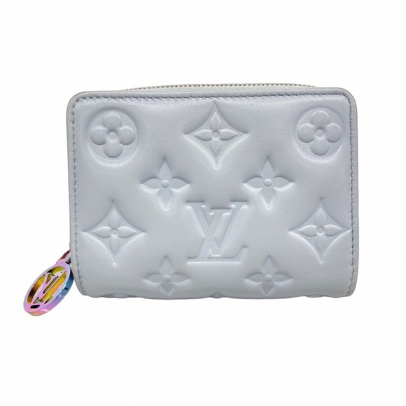 LOUIS VUITTON Blue Monogram Wallet - Picture 1 of 10